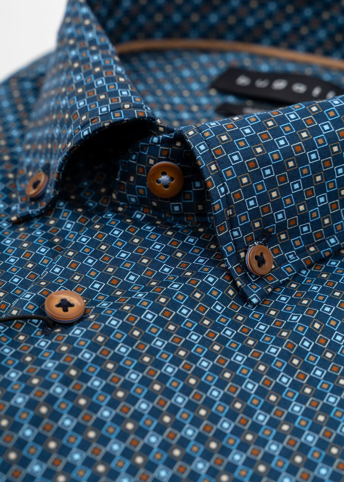 Men's Shirts Bugatti Sportswear Blue