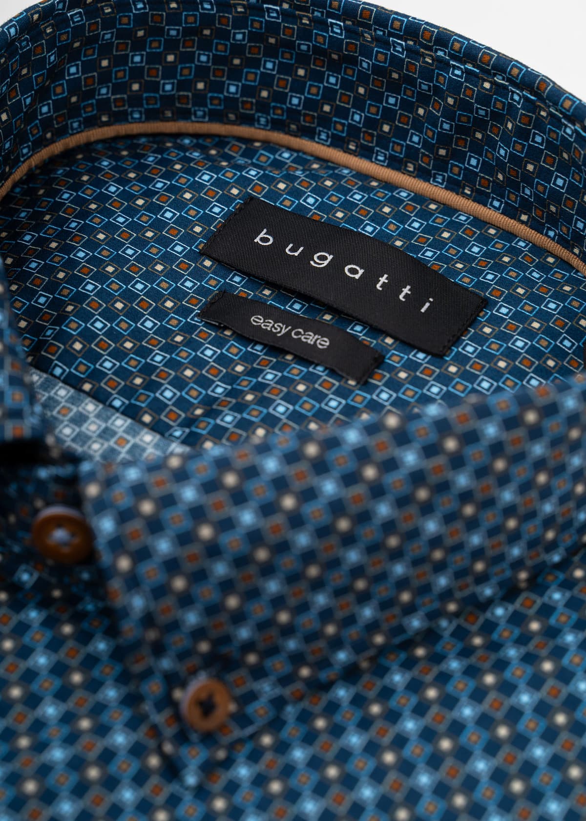 Men's Shirts Bugatti Sportswear Blue