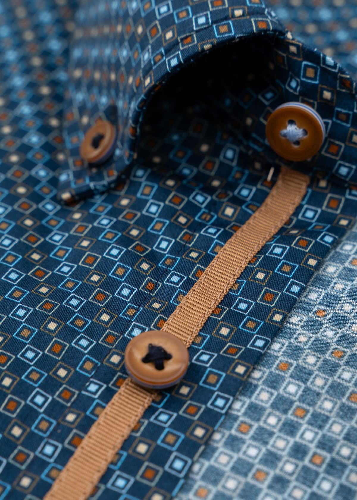 Men's Shirts Bugatti Sportswear Blue