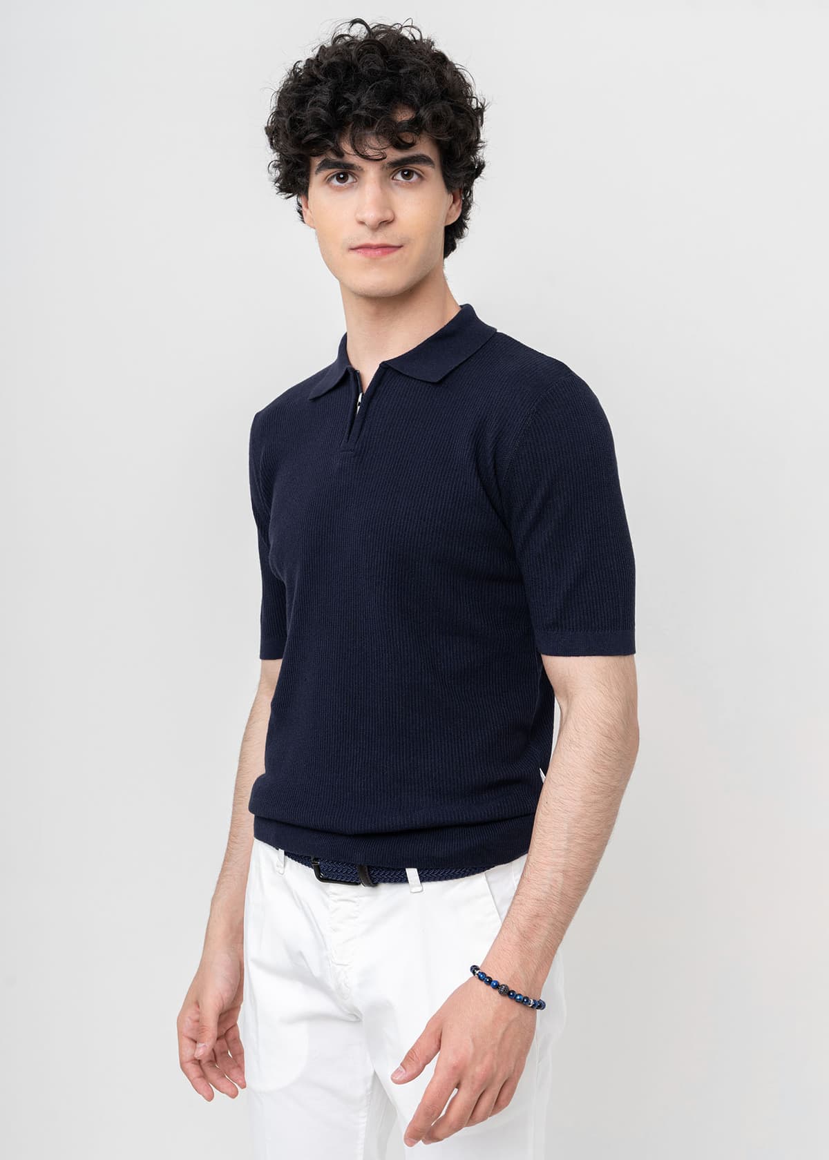 Men's Polo Shirts Hamaki-Ho Blue