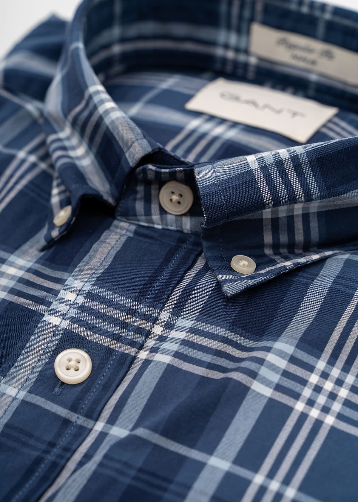 Men's Shirts Gant Blue