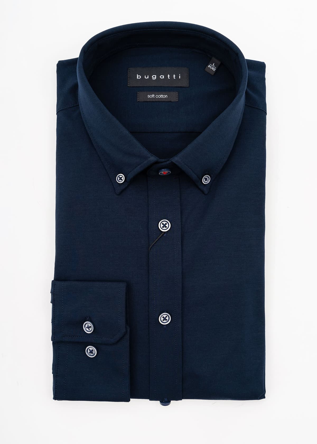 Men's Shirts Bugatti Sportswear Blue