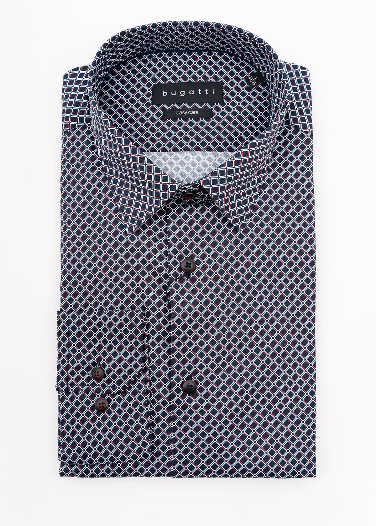 Men's Shirts Bugatti Sportswear Blue