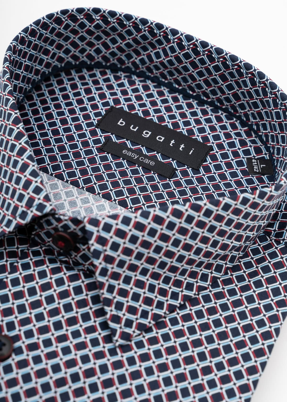 Men's Shirts Bugatti Sportswear Blue