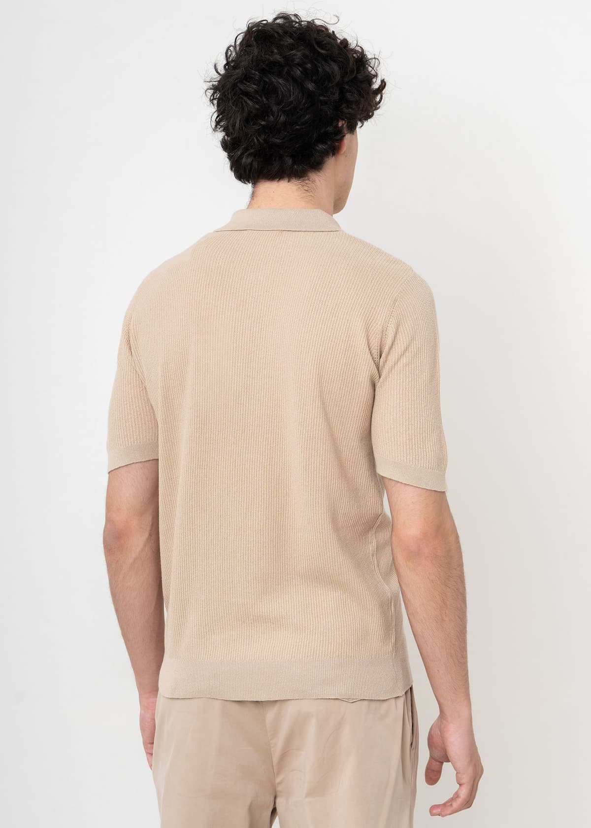 Men's Polo Shirts Hamaki-Ho Beige