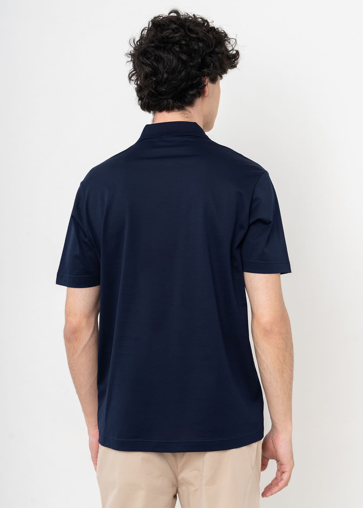 Nino Marini Polo Μπλούζα της σειράς Basic - XININ82300 00235 Blue