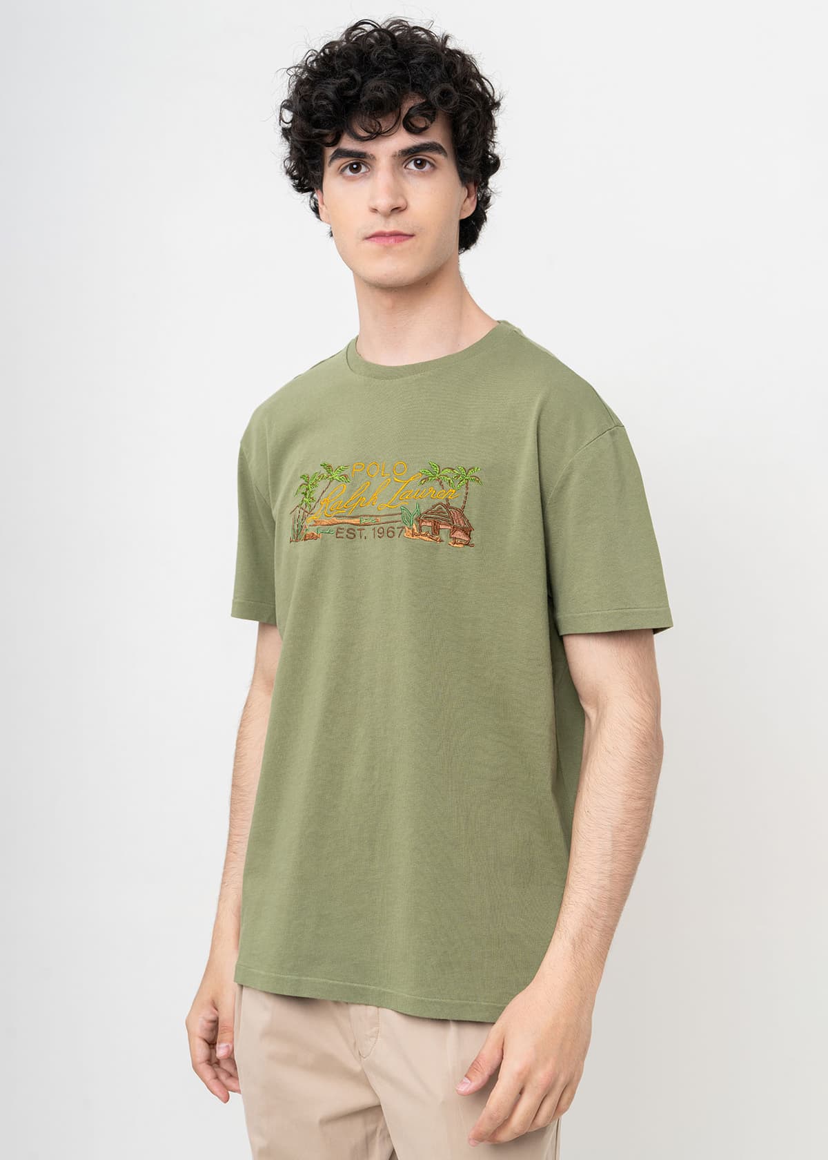 Men's T-Shirts Polo Ralph Lauren Green