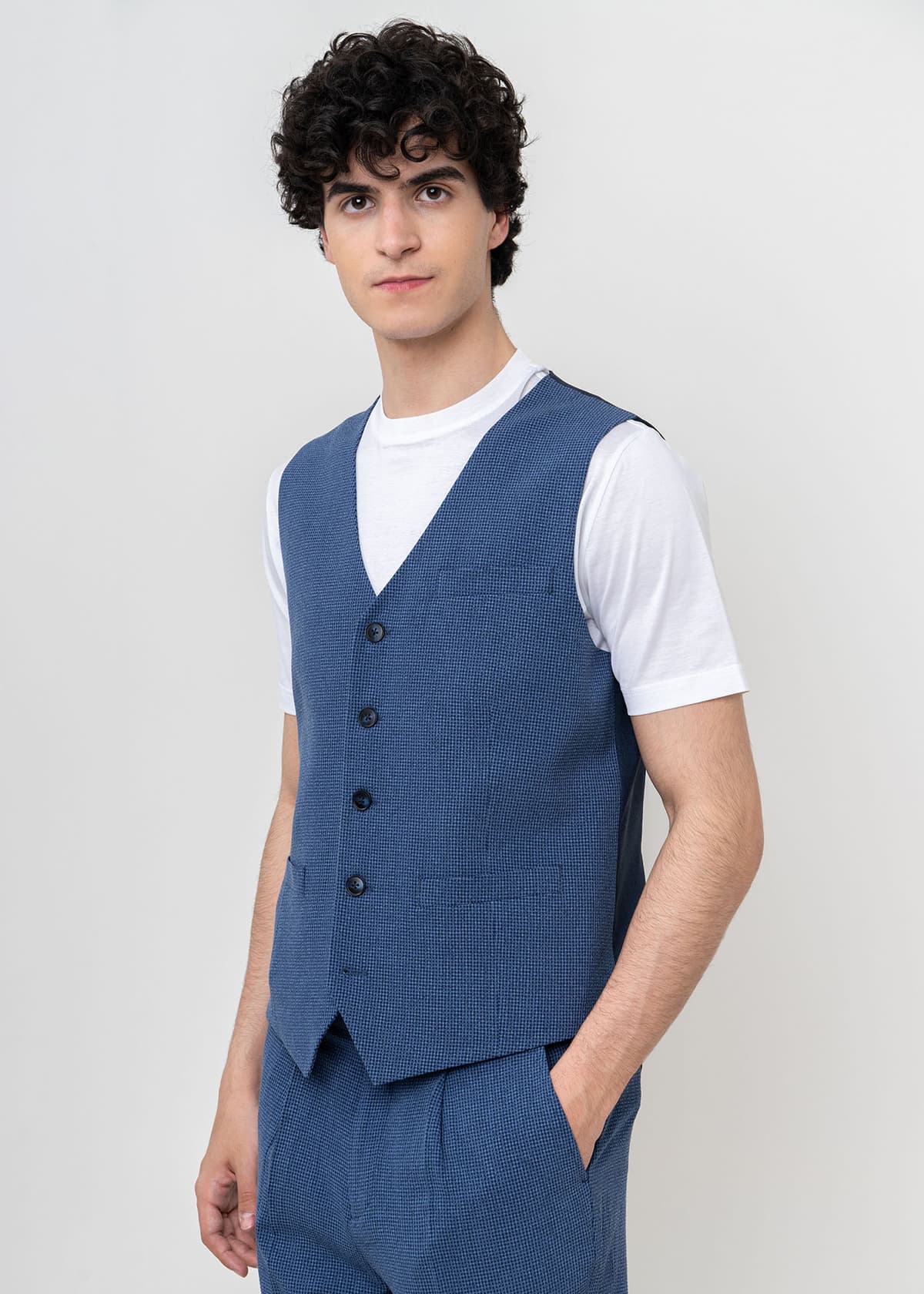 Men's Vests Hamaki-Ho Blue
