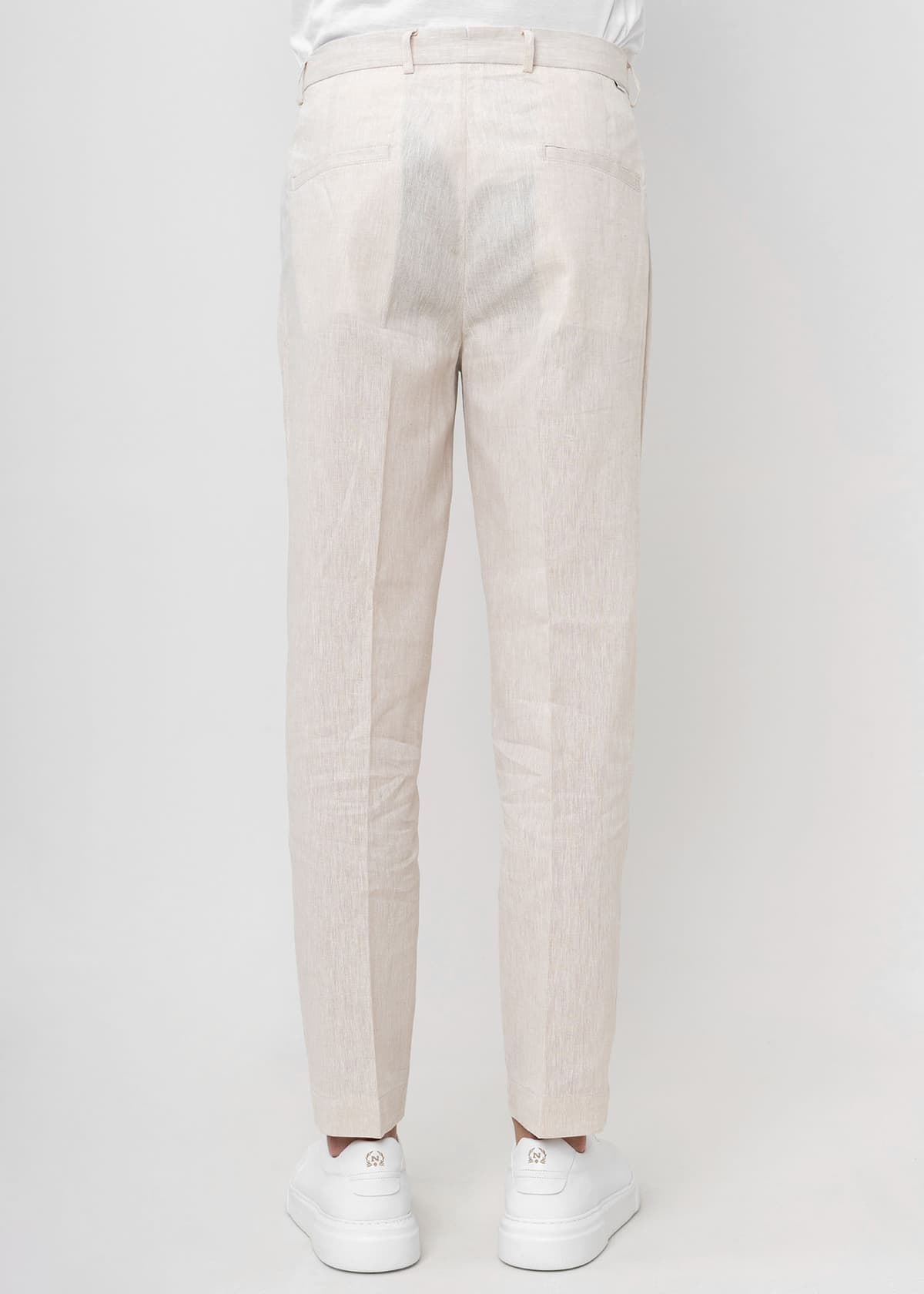 Men's Linen Pants Hamaki-Ho Beige