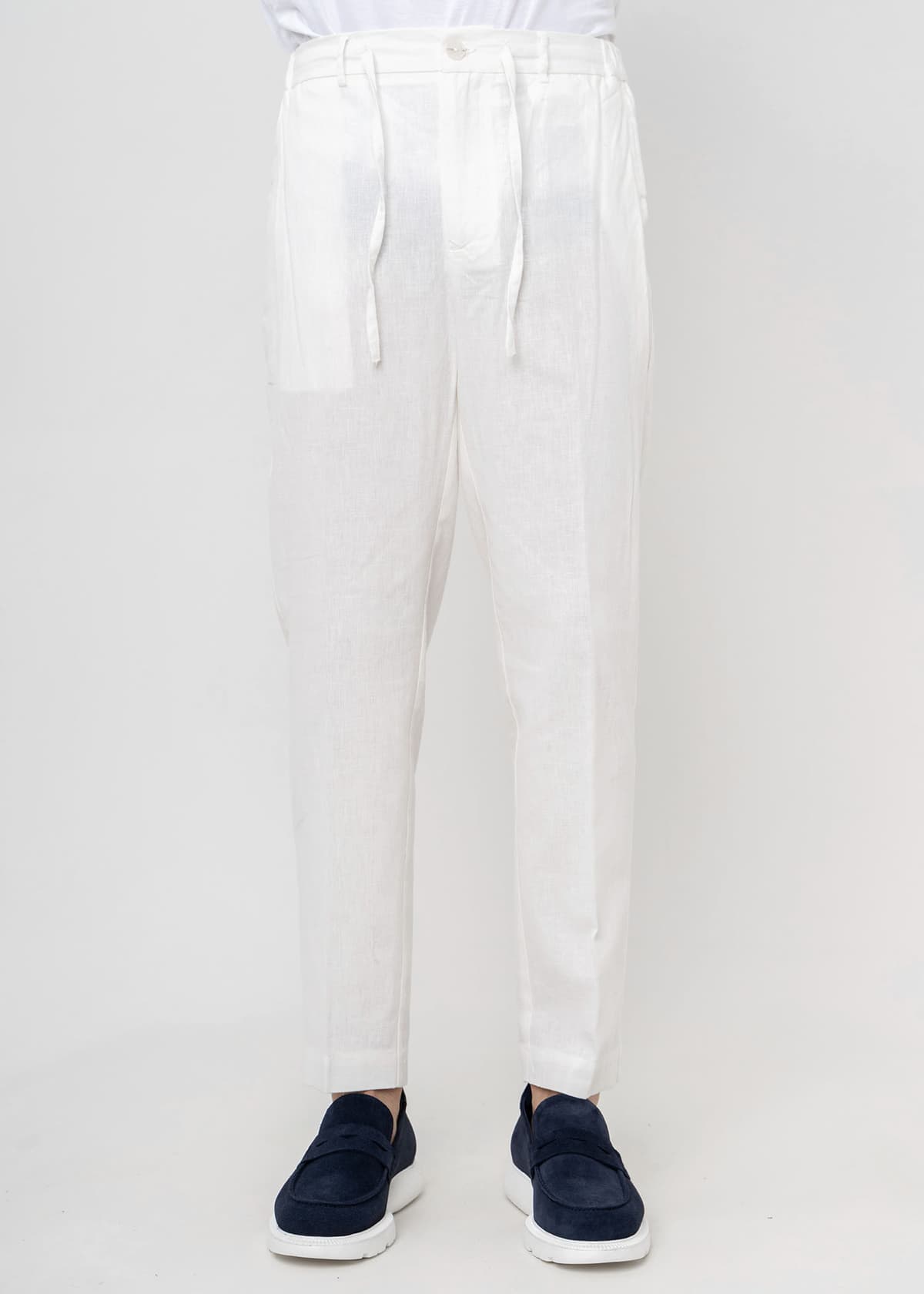 Men's Linen Pants Hamaki-Ho Black