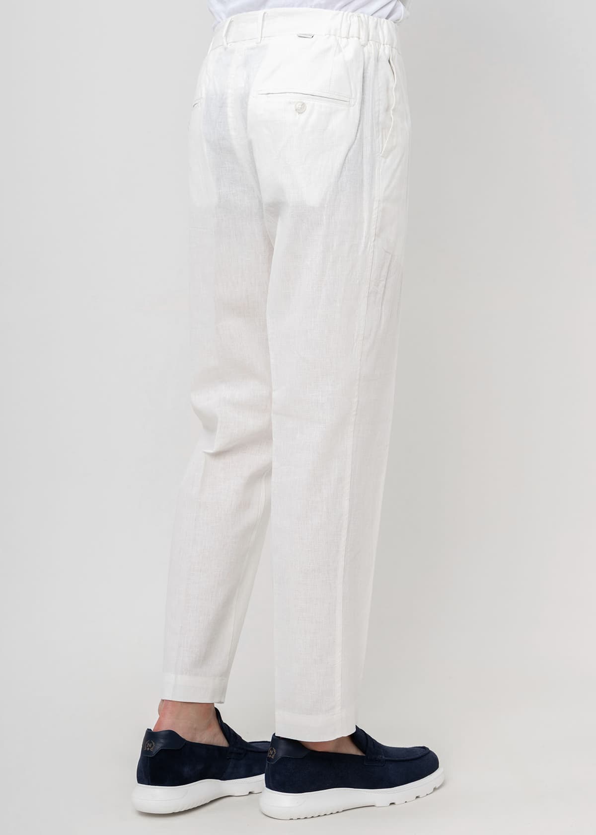 Hamaki Ho Λινό Παντελόνι της σειράς Chino - PSE1753H Off White