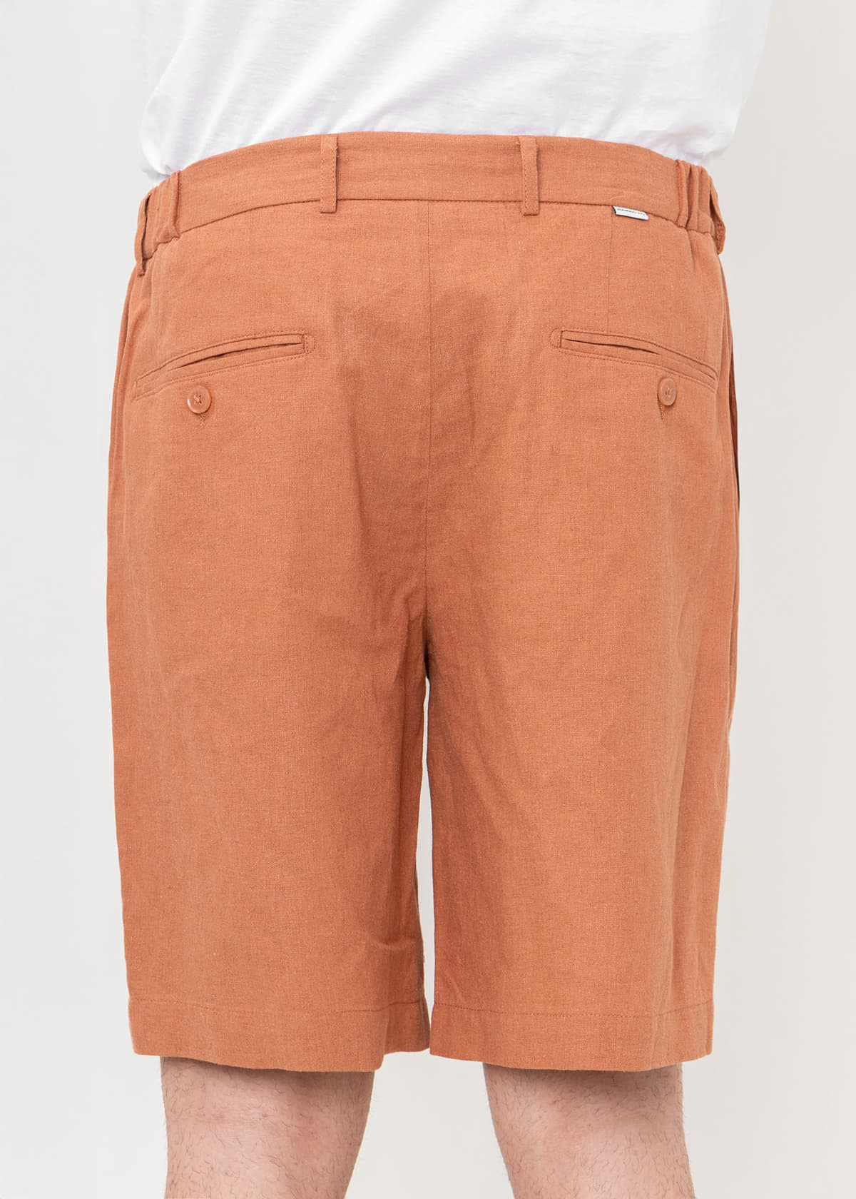 Men's Linen Pants Hamaki-Ho Brown