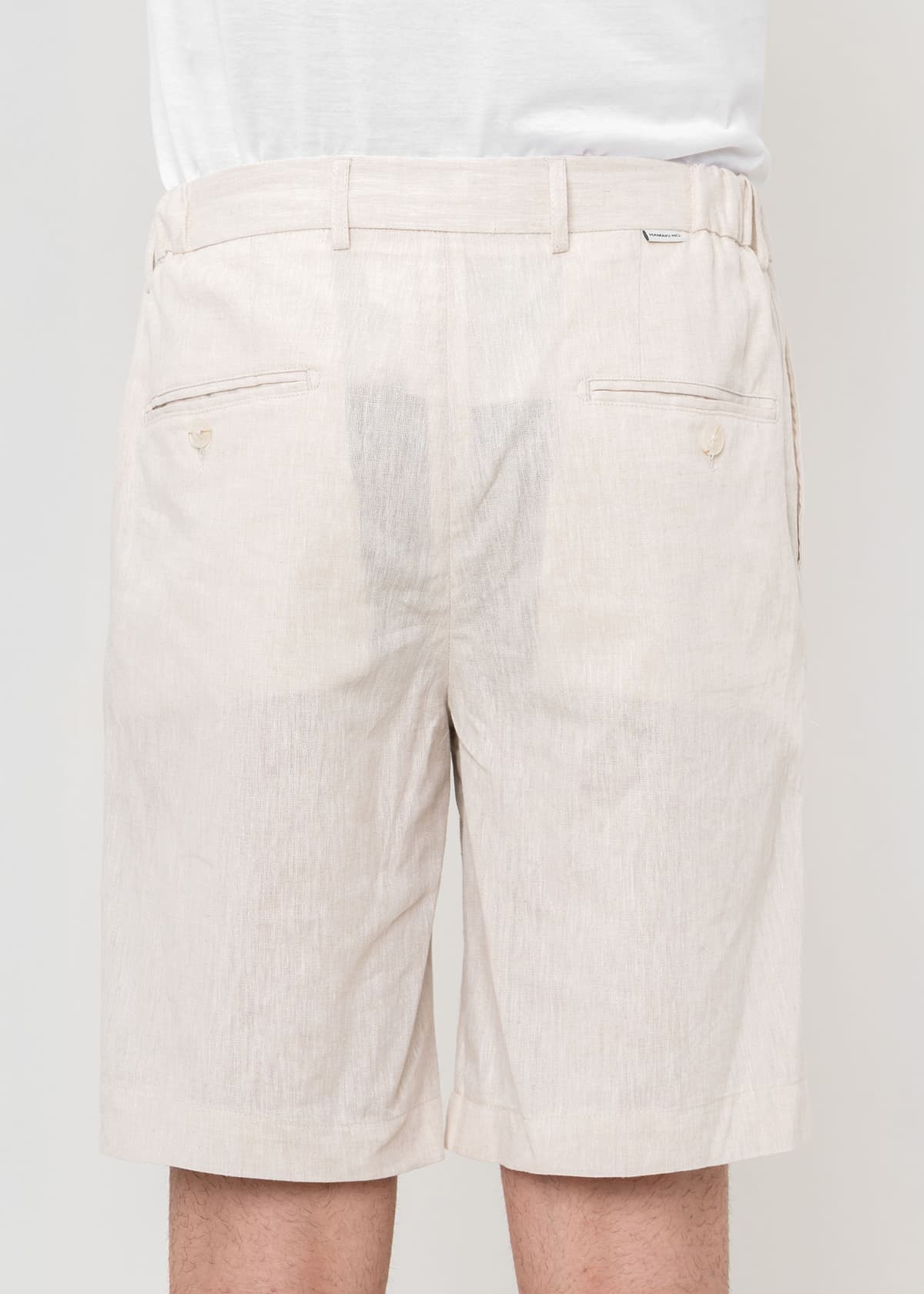 Men's Linen Pants Hamaki-Ho Beige