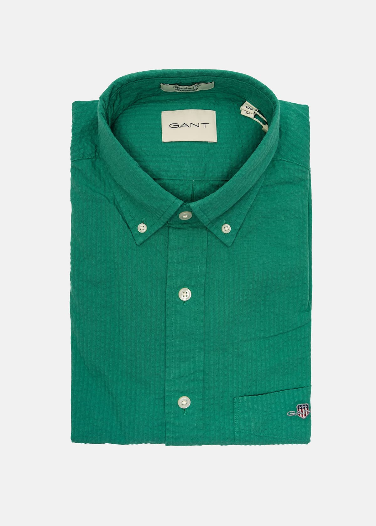 Men's Shirts Gant Green