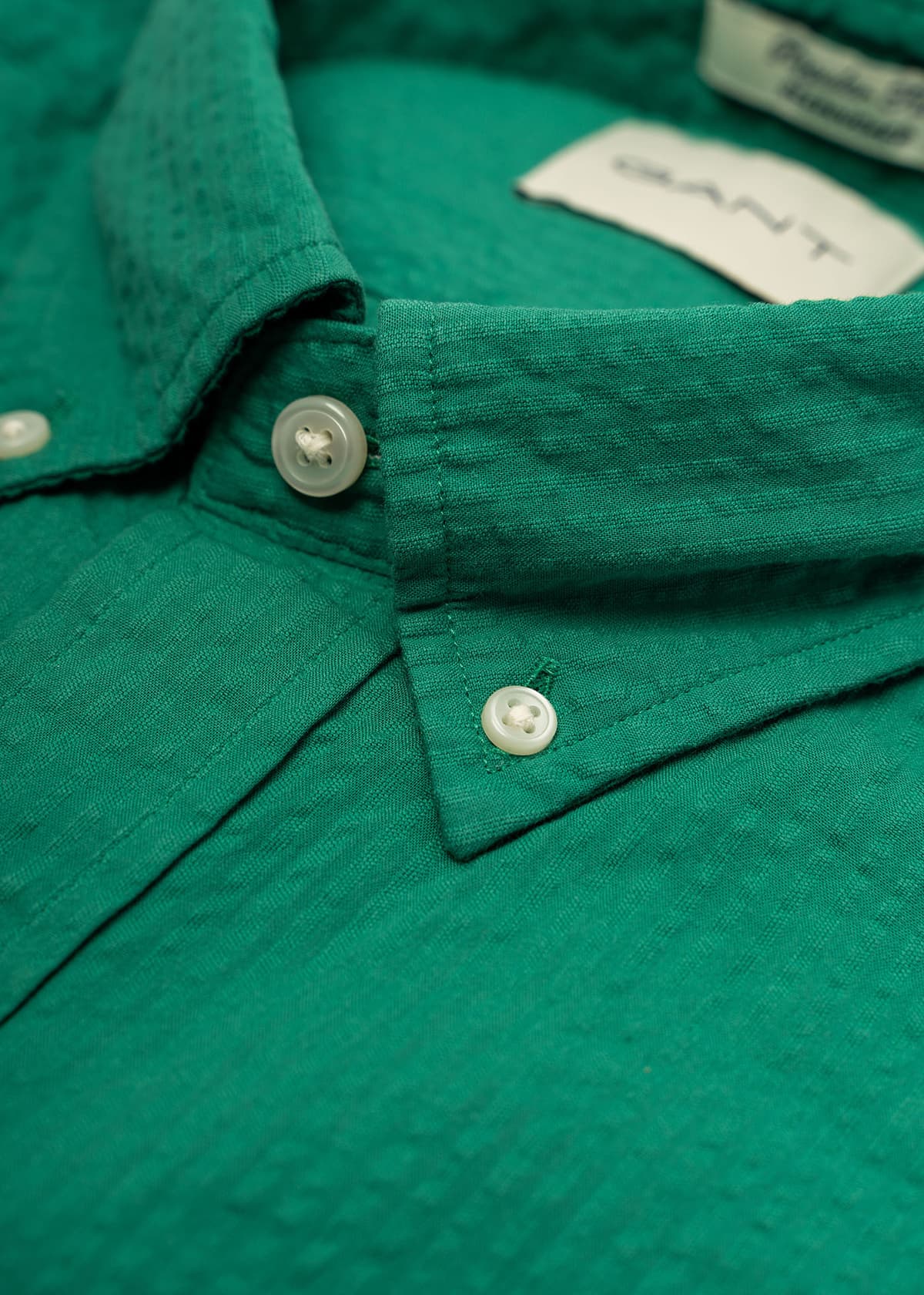 Men's Shirts Gant Green