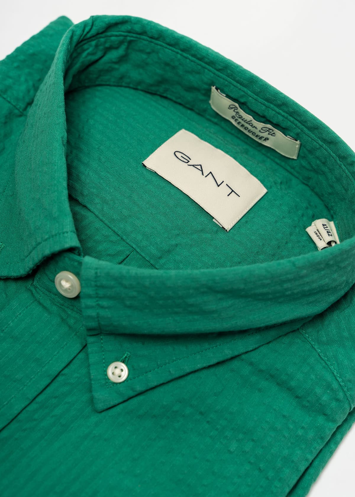 Men's Shirts Gant Green
