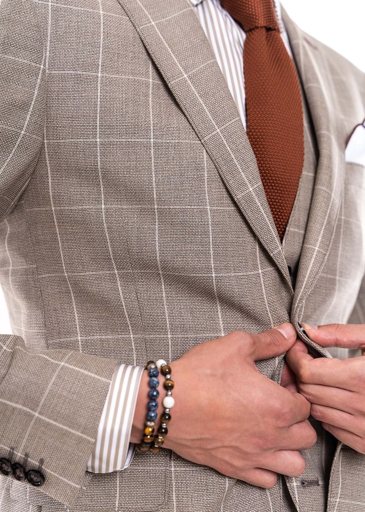 Men's Blazers Fragosto Brown