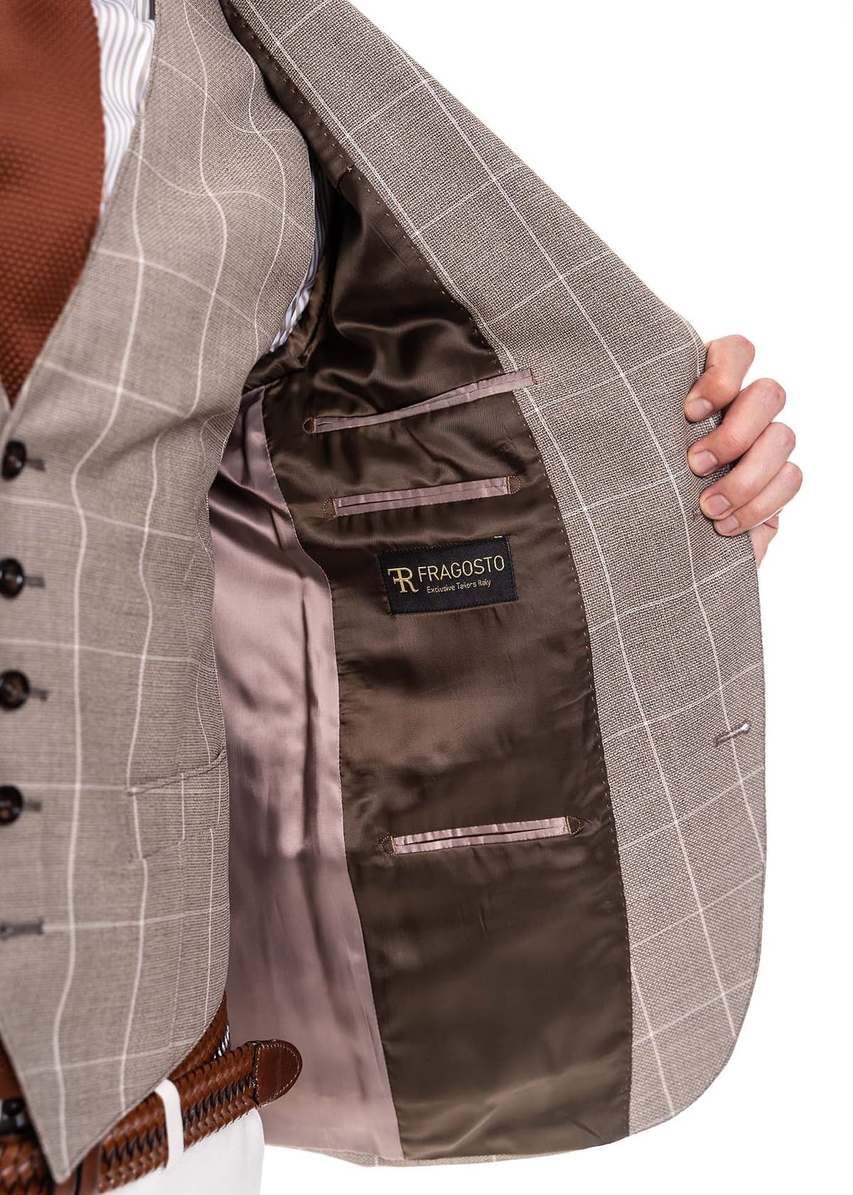 Men's Blazers Fragosto Brown