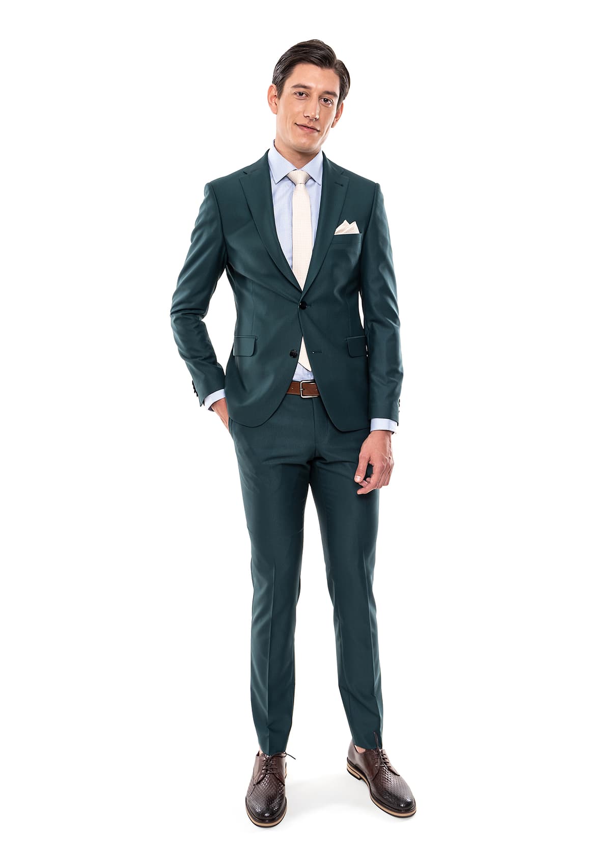 Men's Suits Fragosto Green