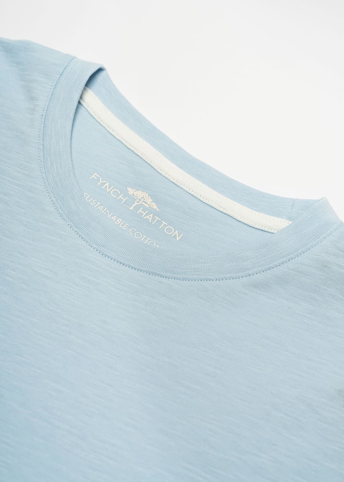 Fynch Hatton T Shirt της σειράς Basic - 1504 1804 607 Summer Breeze