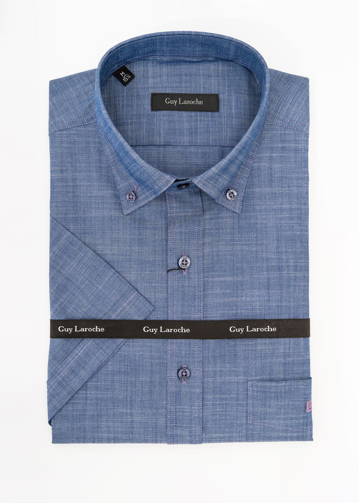 Guy Laroche Πουκάμισο της σειράς Micropattern - GL2318232 BDSS 2 Grey