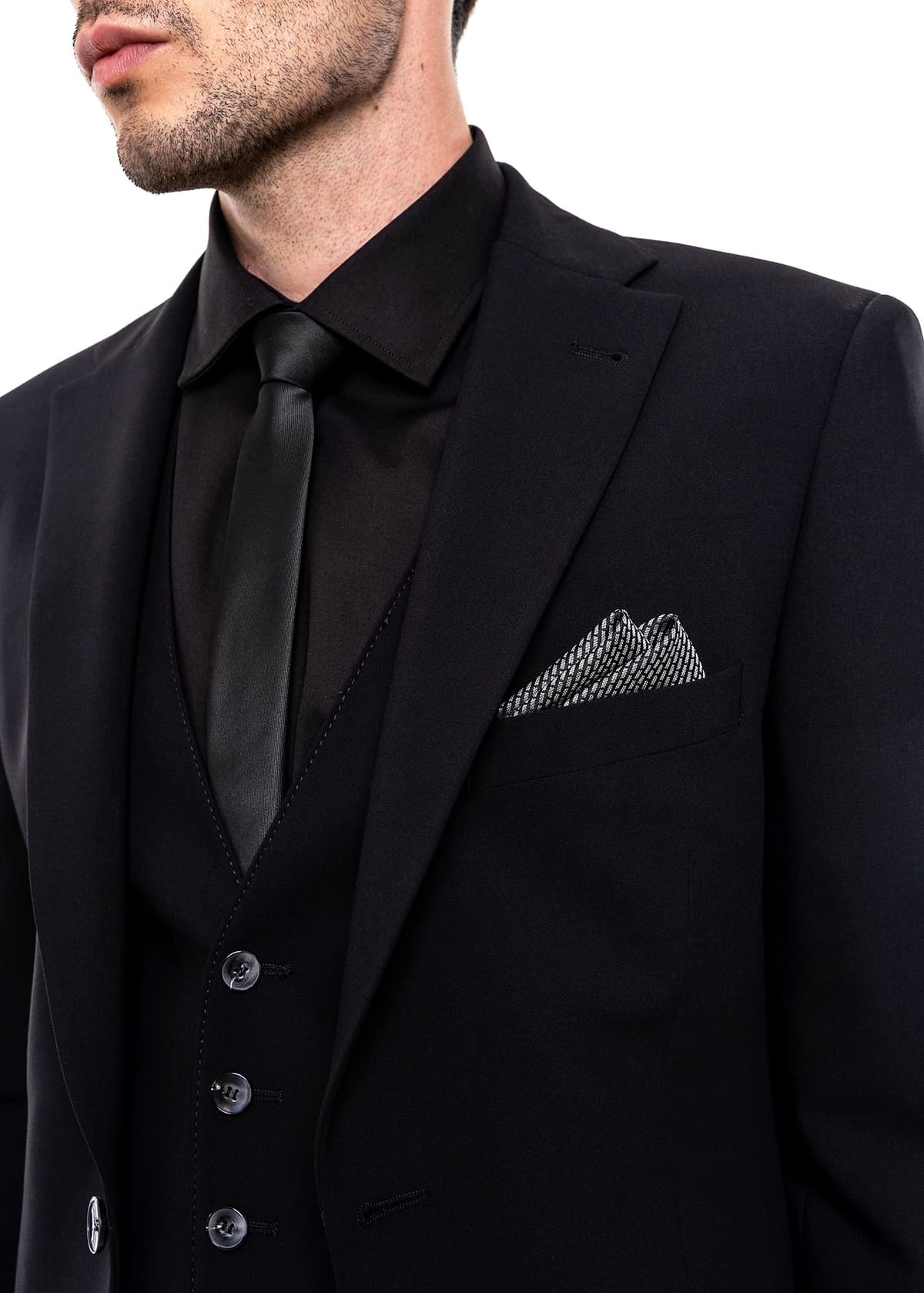 Men's Suits Fragosto Black