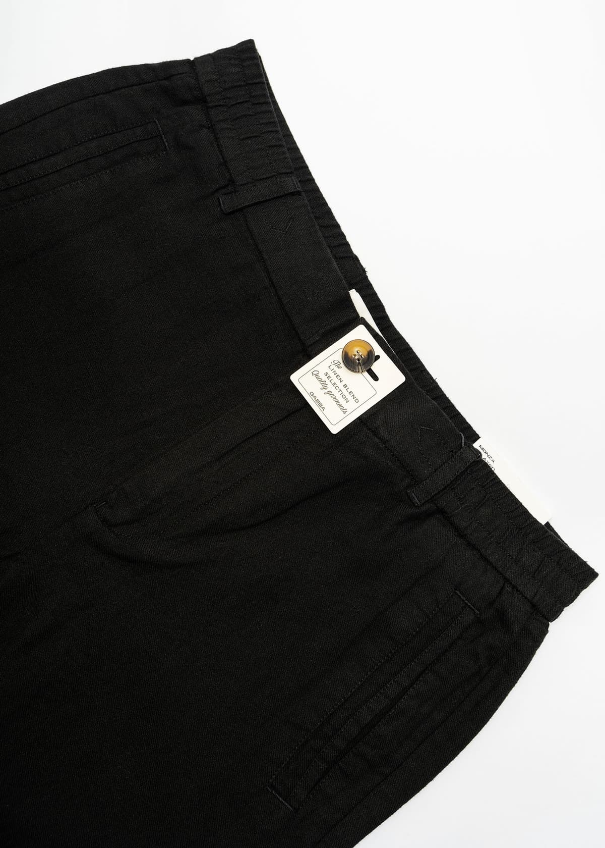 Men's Linen Pants Gabba Black