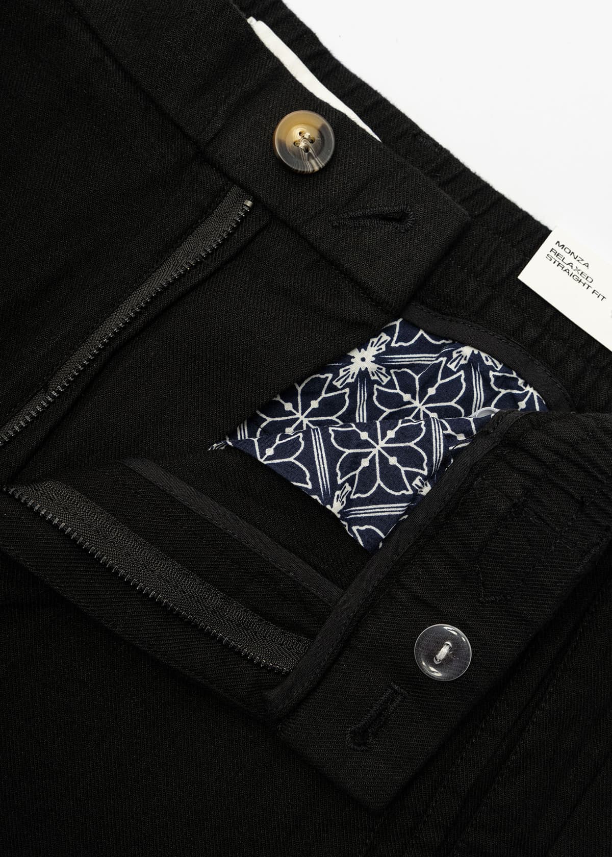 Men's Linen Pants Gabba Black