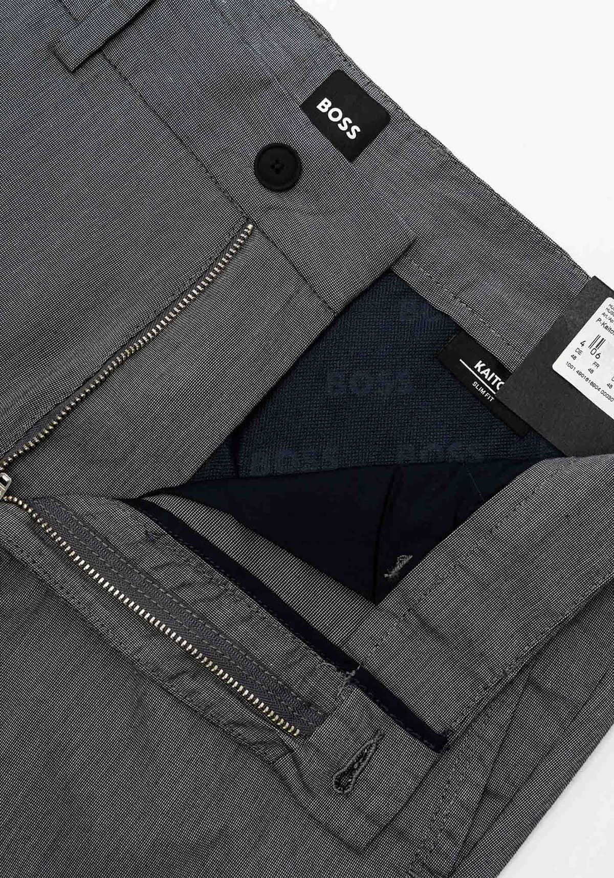 BOSS Υφασμάτινο Παντελόνι της σειράς P Kaiton - 50538828 404 Dark Blue