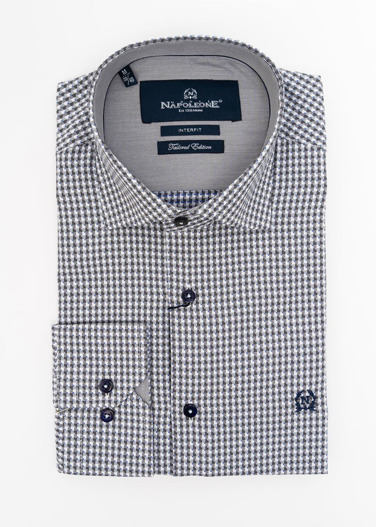 Men's Shirts Monte Napoleone Gray