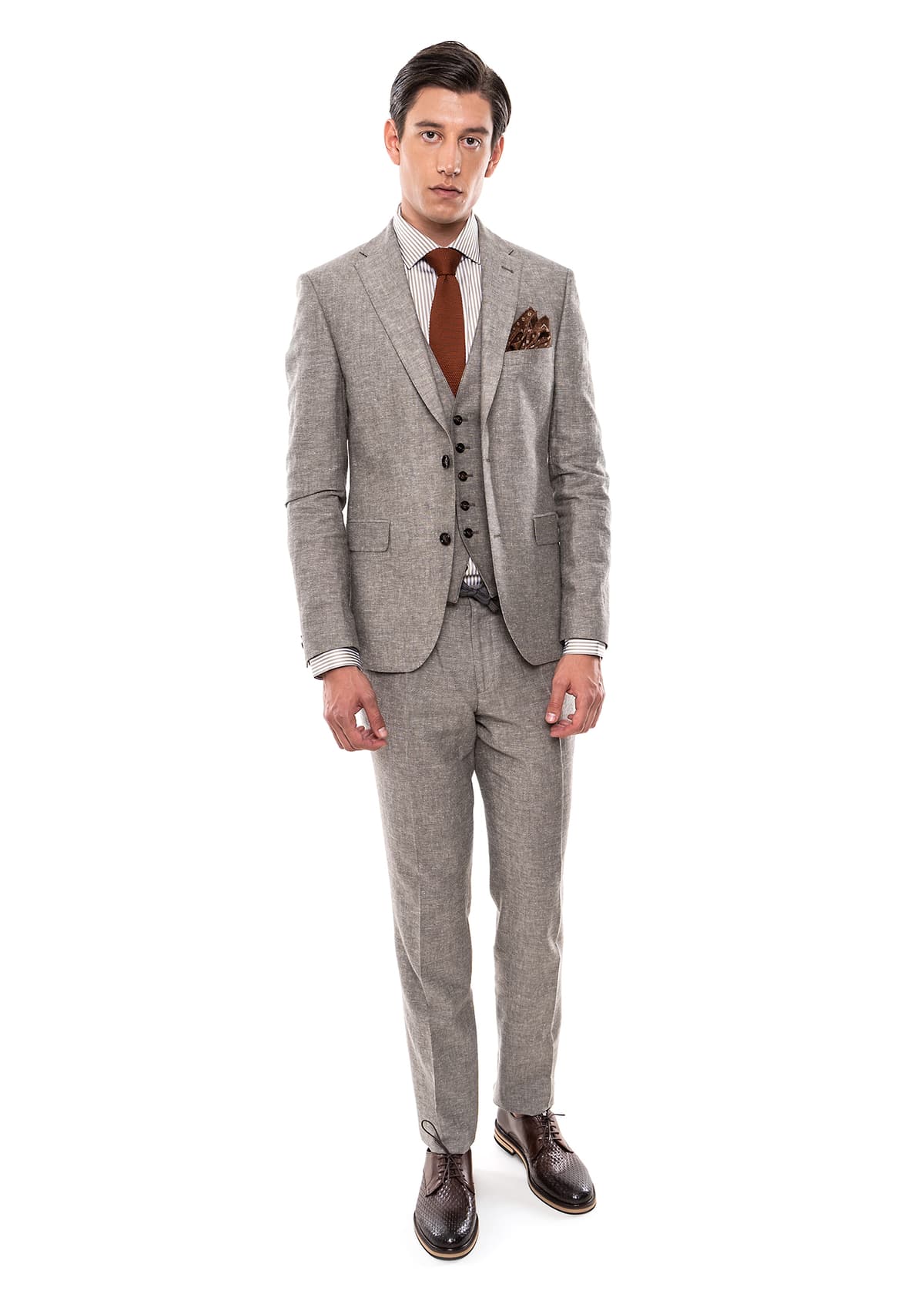 Men's Suits Fragosto Beige