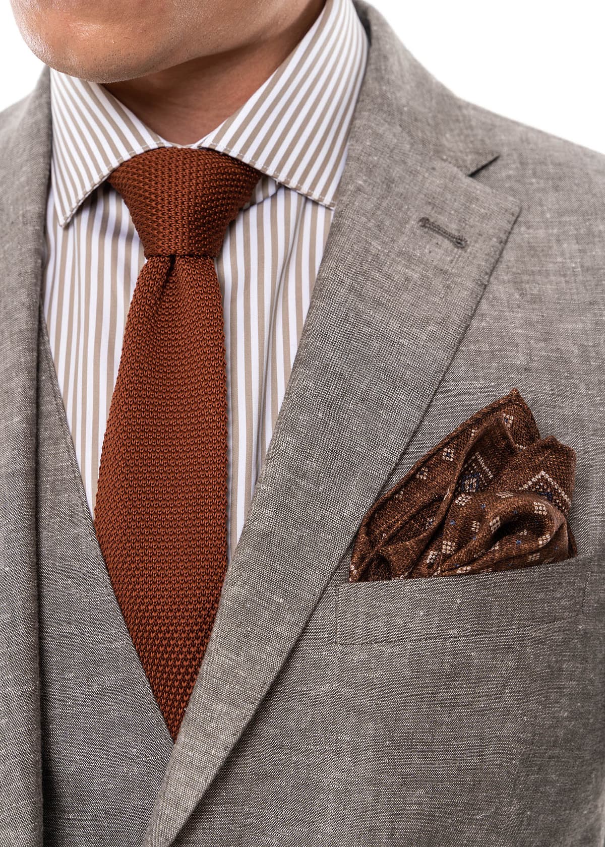 Men's Suits Fragosto Beige