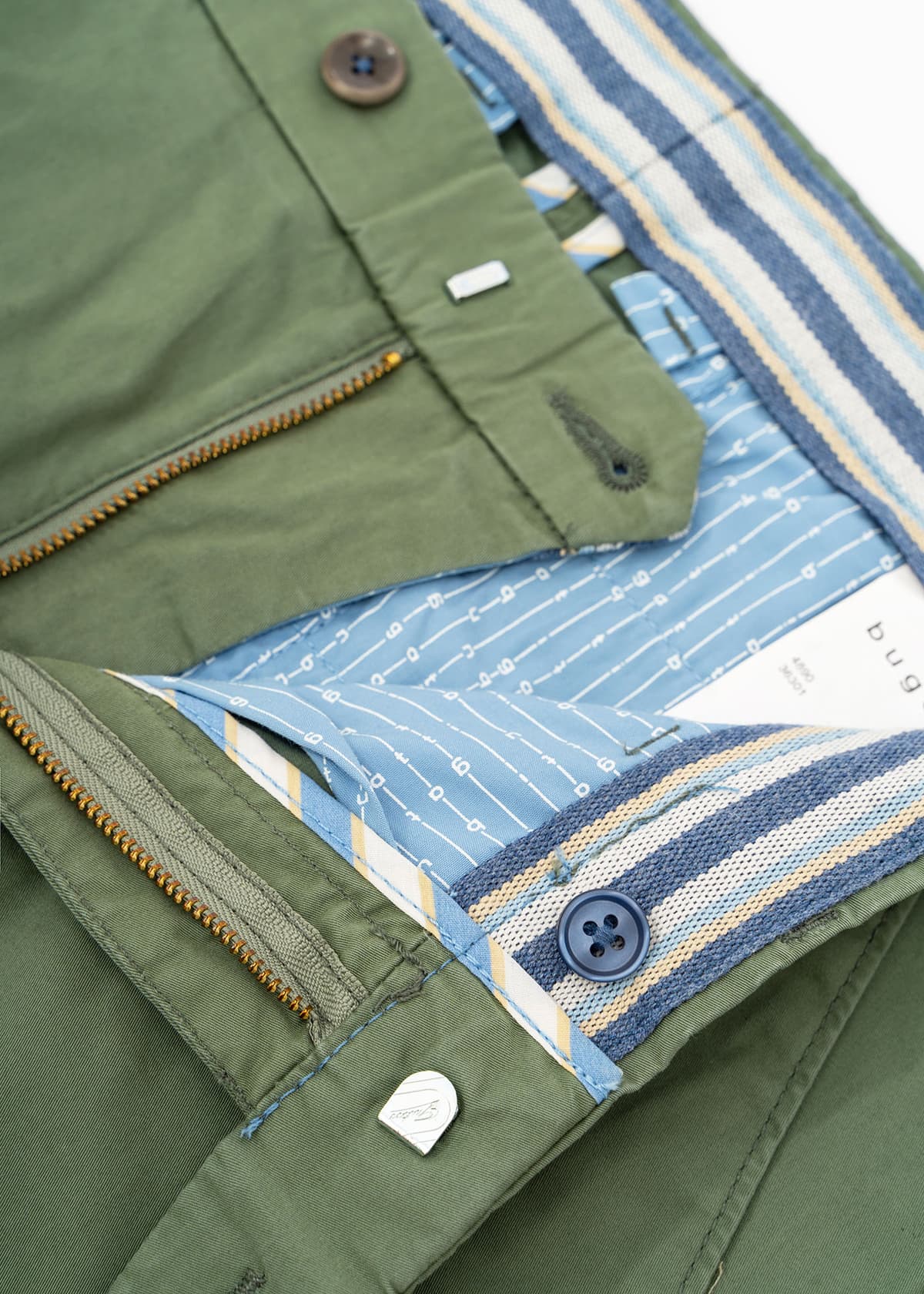 Men's Pants Bugatti Sportswear Green