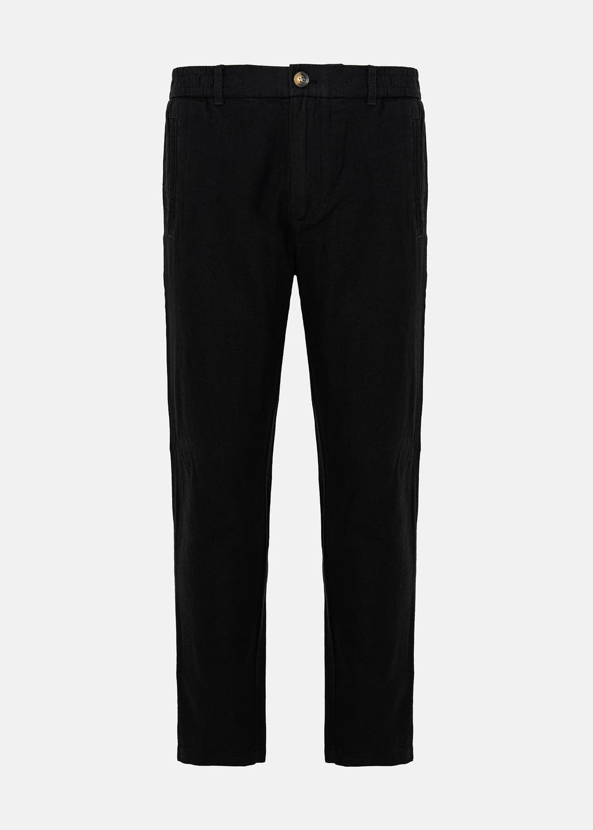 Men's Linen Pants Gabba Black