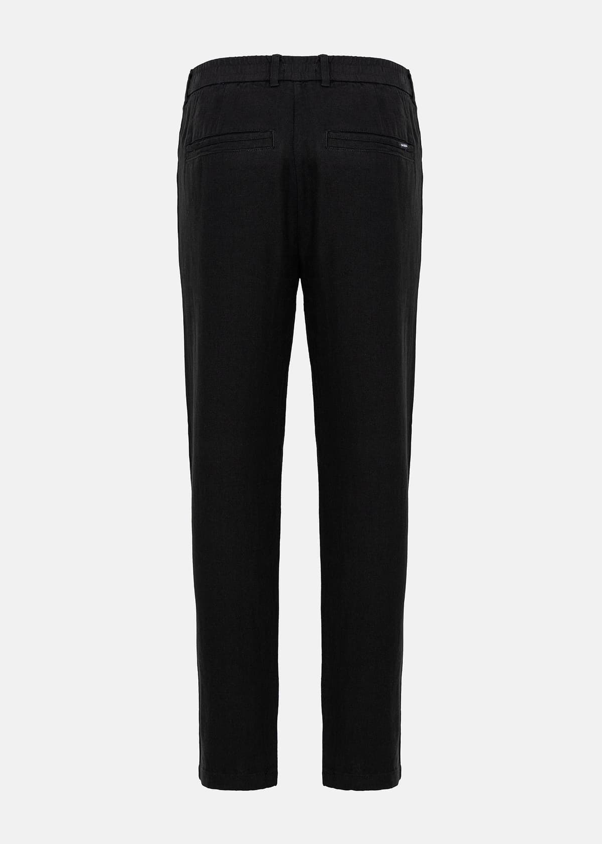 Men's Linen Pants Gabba Black
