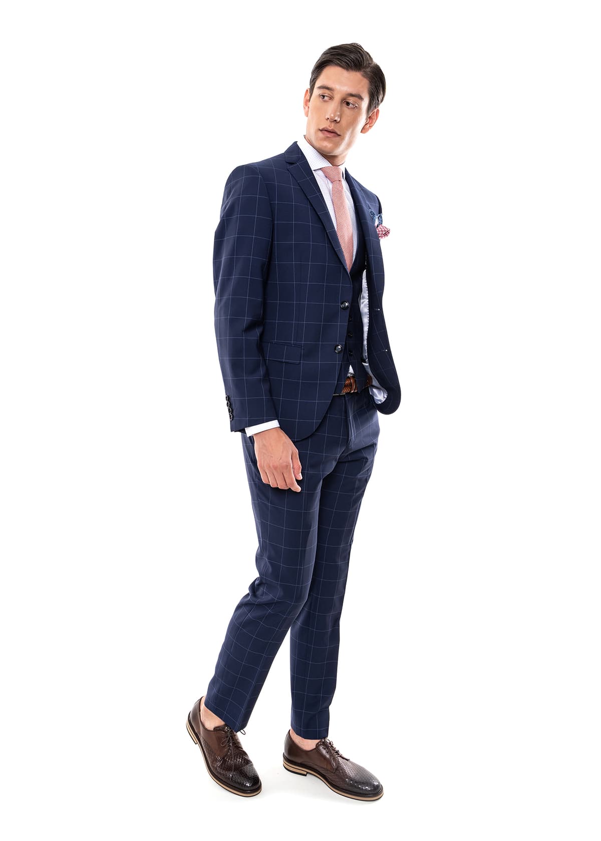 Men's Suits Fragosto Blue