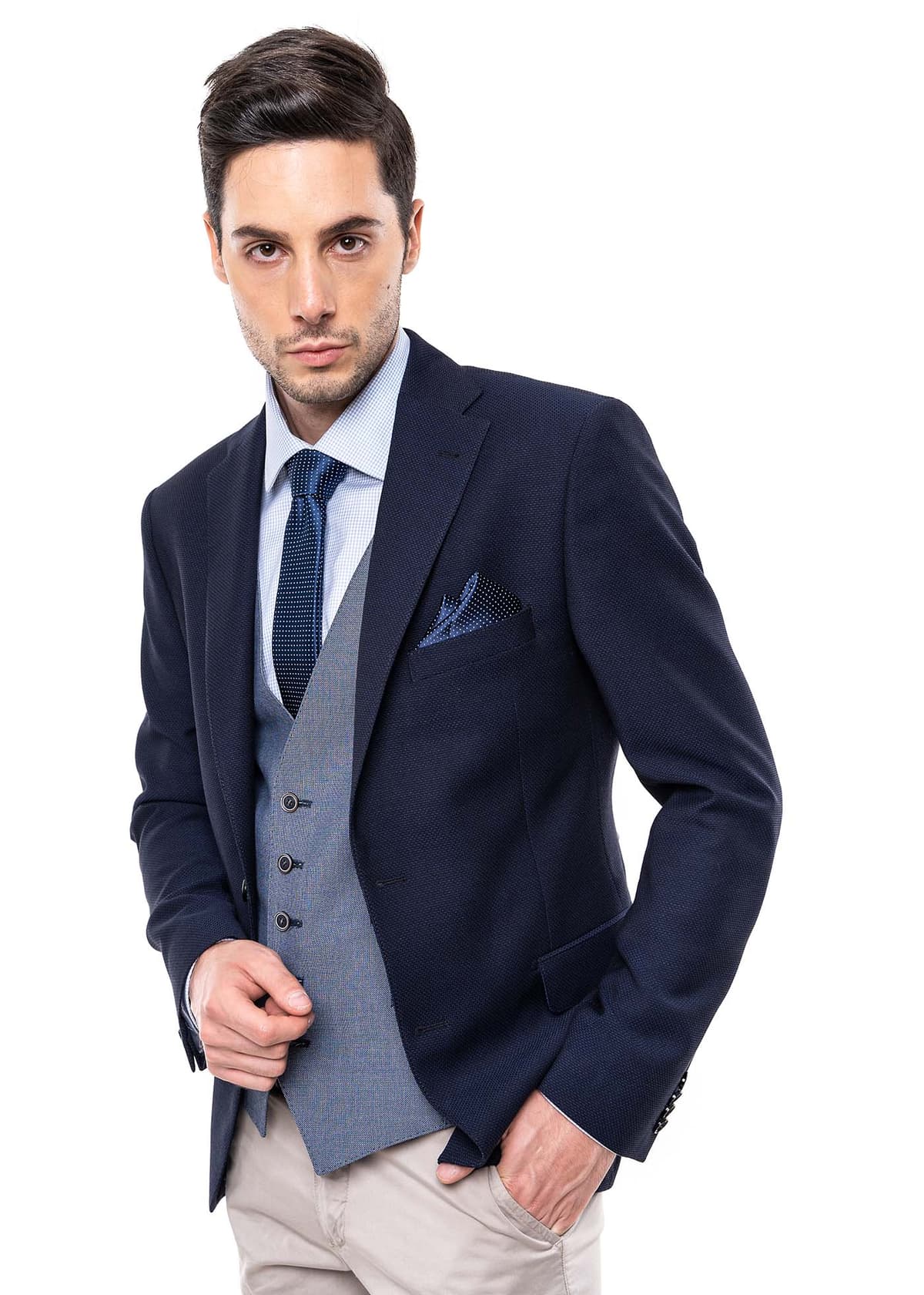 Men's Blazers Fragosto Blue