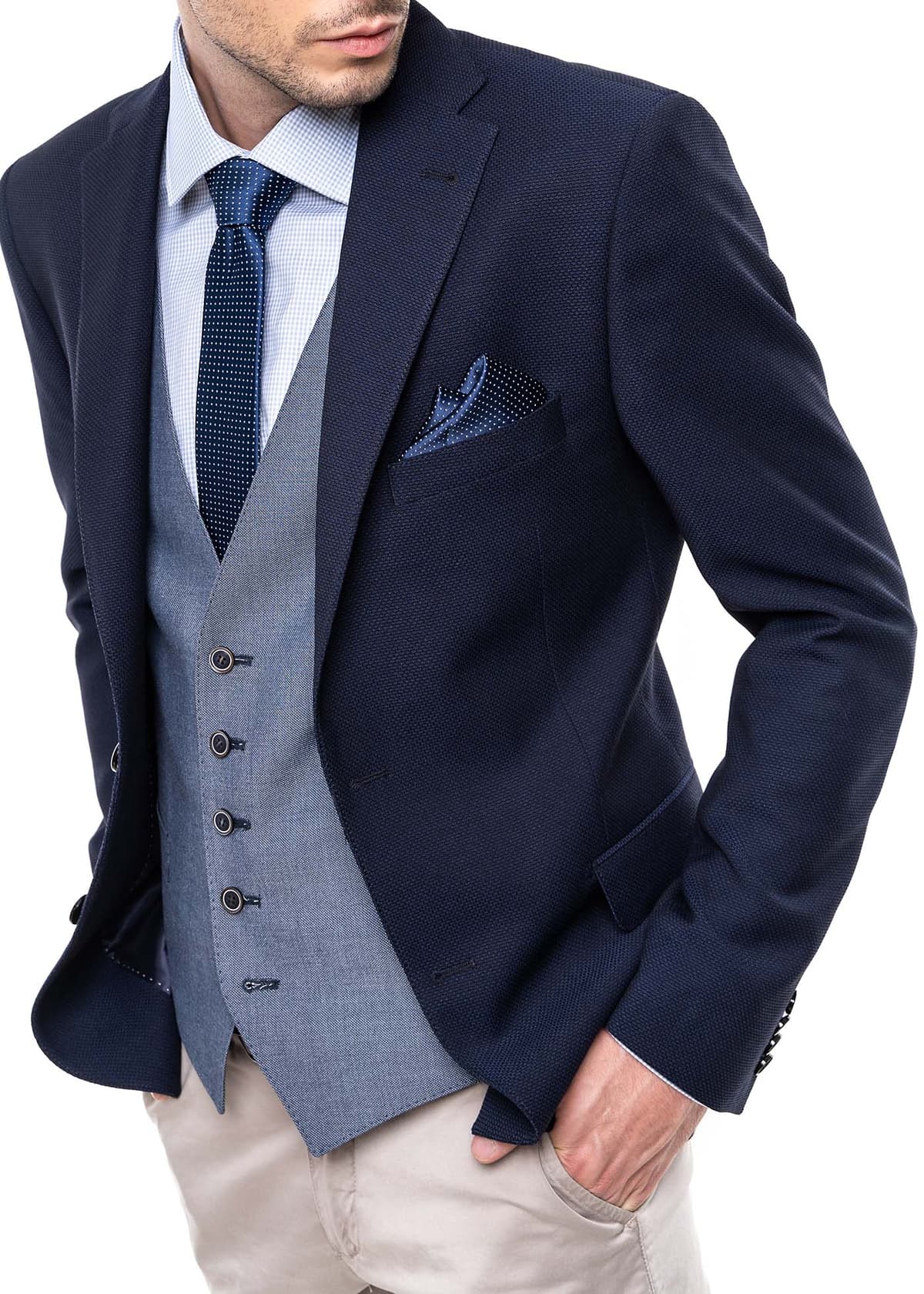 Men's Blazers Fragosto Blue
