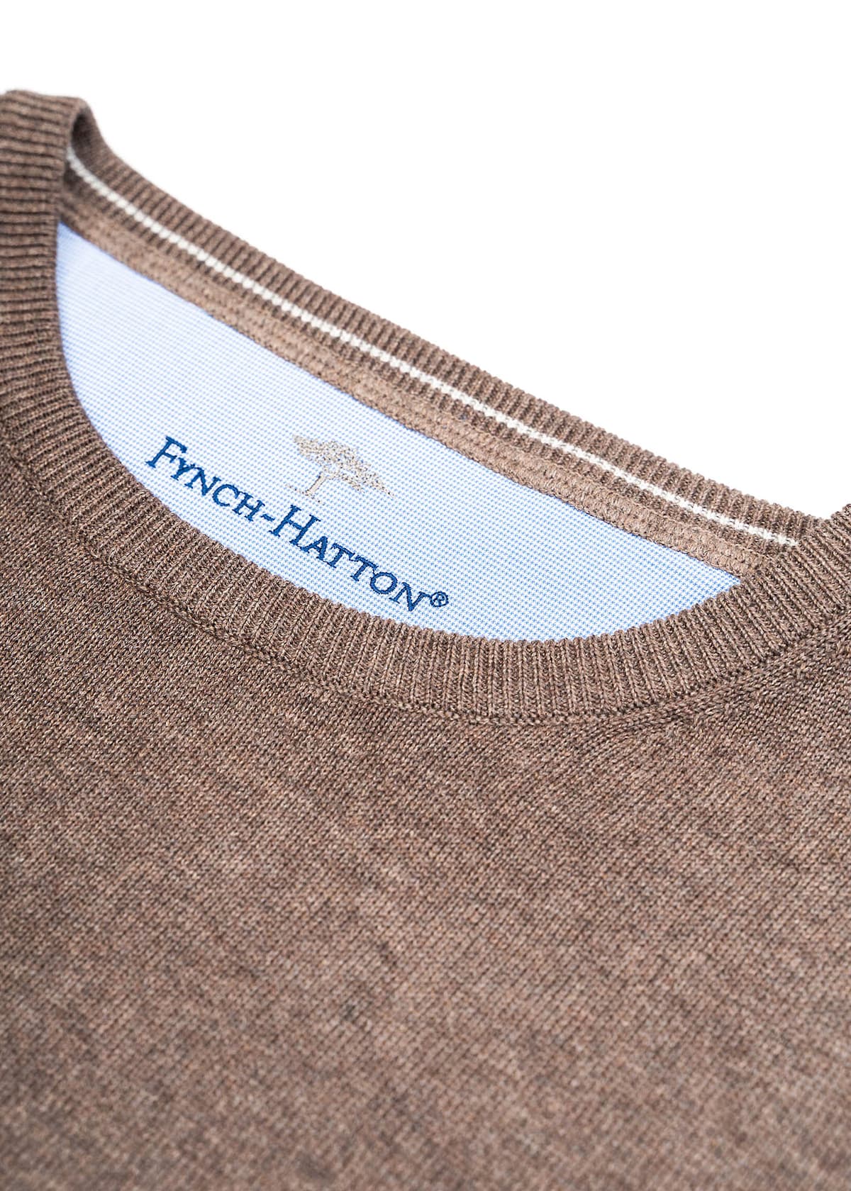 Men's Knitwear Fynch Hatton Brown