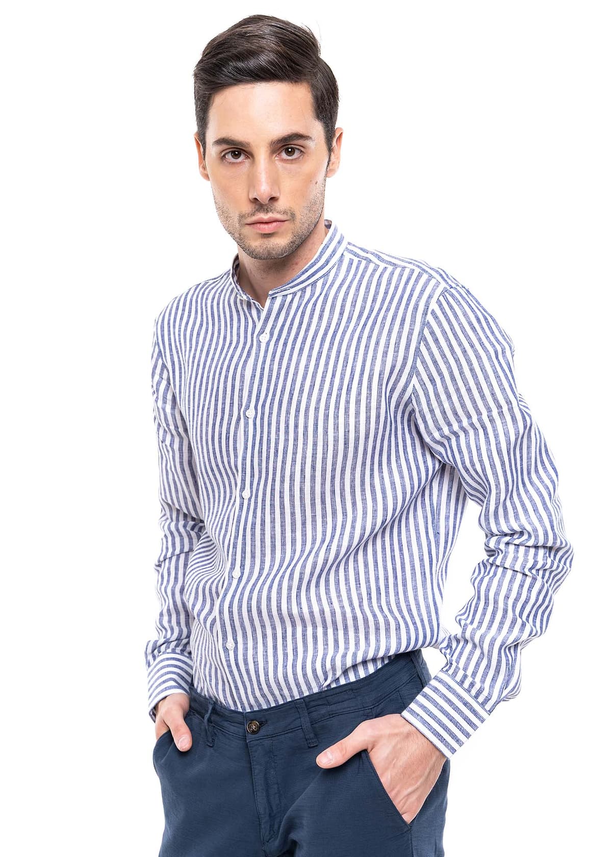 Men's Shirts Fragosto White