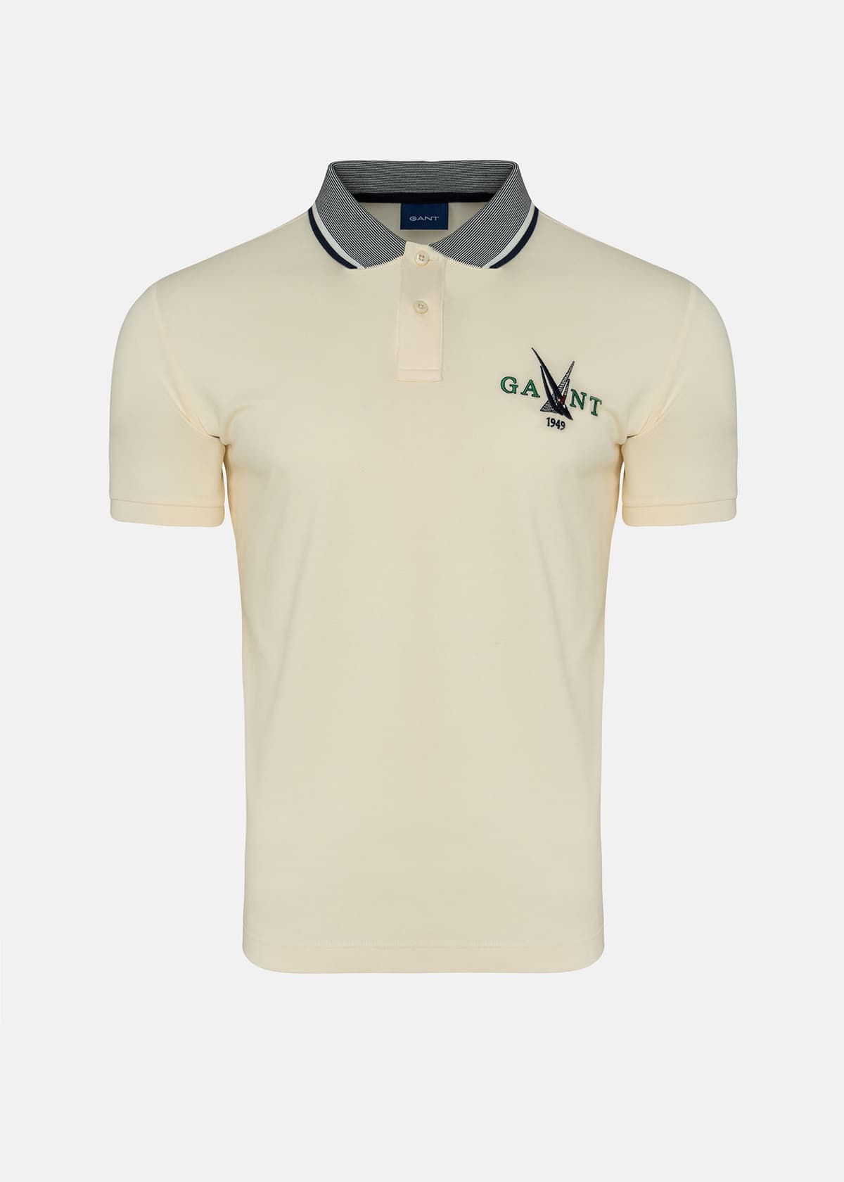 Men's Polo Shirts Gant White