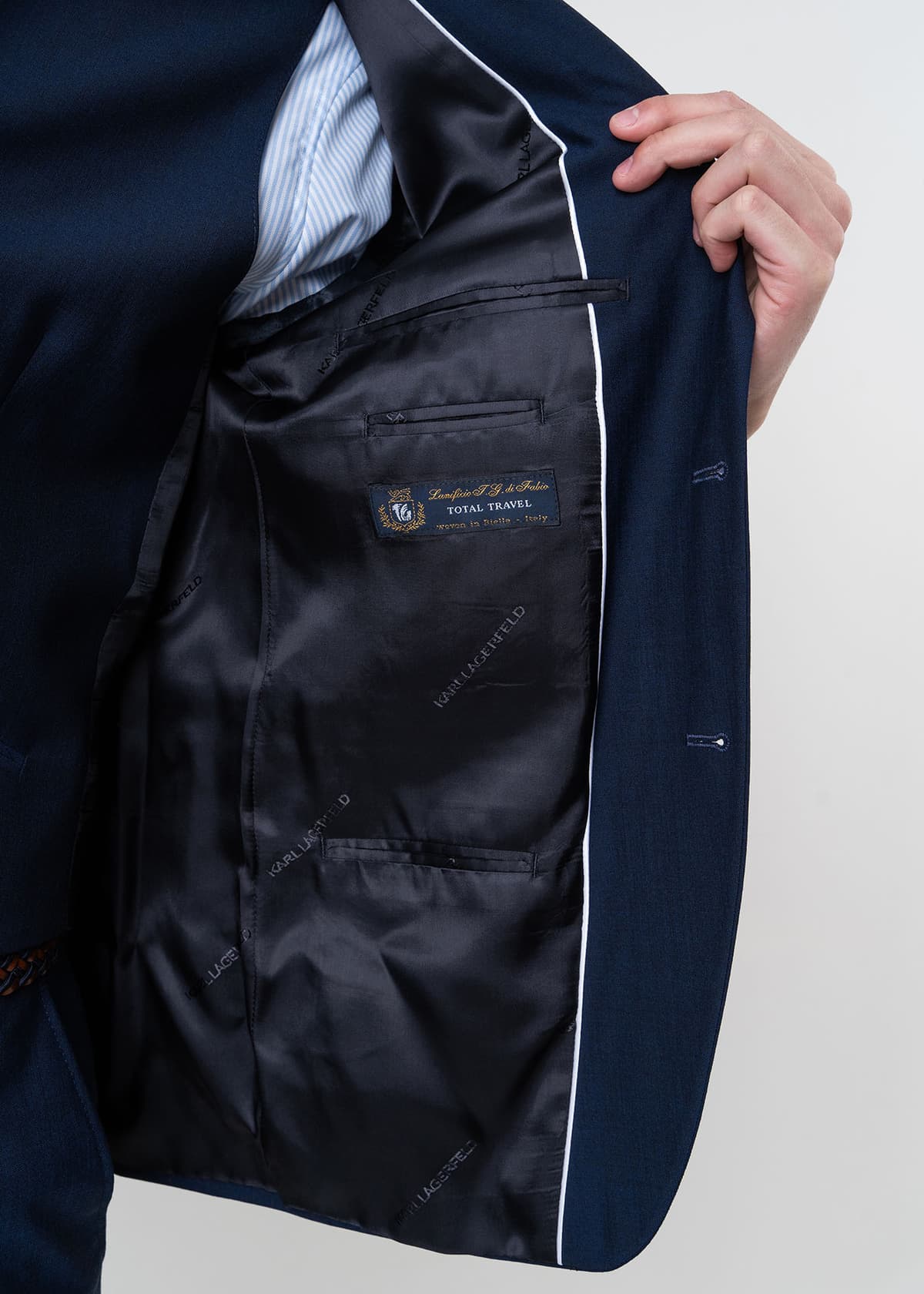 Men's Suits Karl Lagerfeld Blue