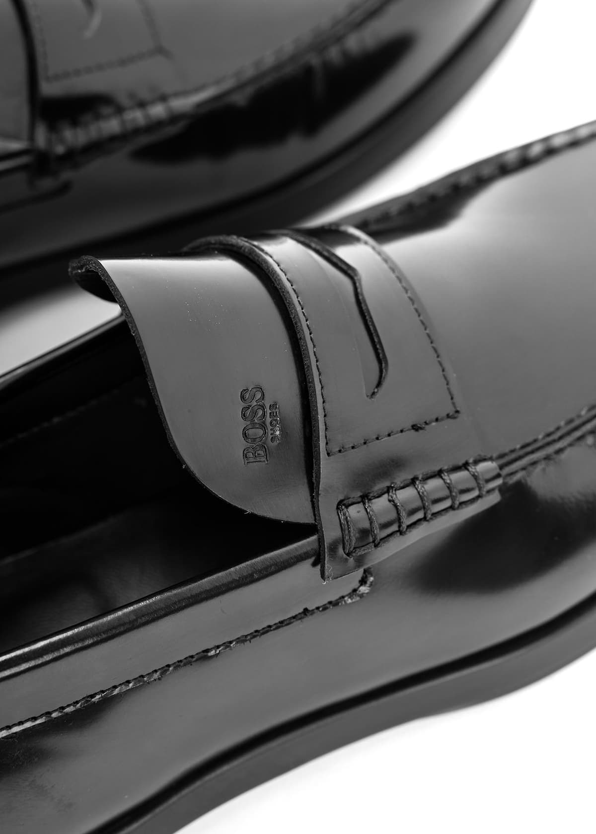 BOSS Δερμάτινα Loafers Παπούτσια Flo - R6487 001 Black