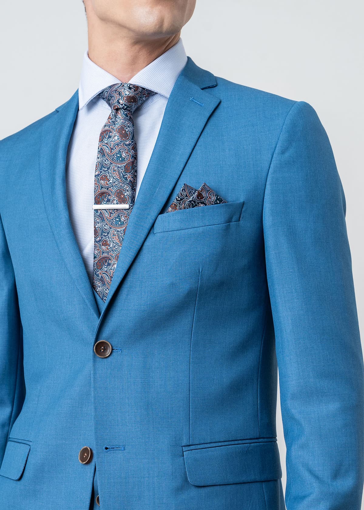 Fragosto 3 Pieces Κοστούμι της σειράς Maine - FRS2323 6010 020 023 Curious Blue