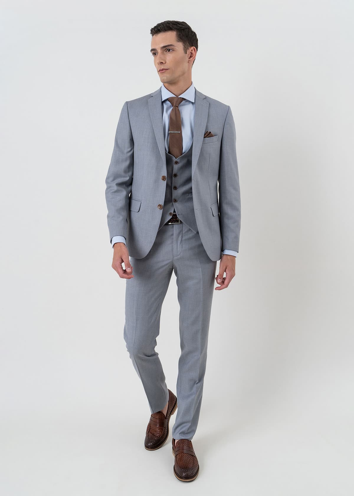 Fragosto 3 Pieces Κοστούμι της σειράς Maine - FRS2323 6010 020 036 Grey