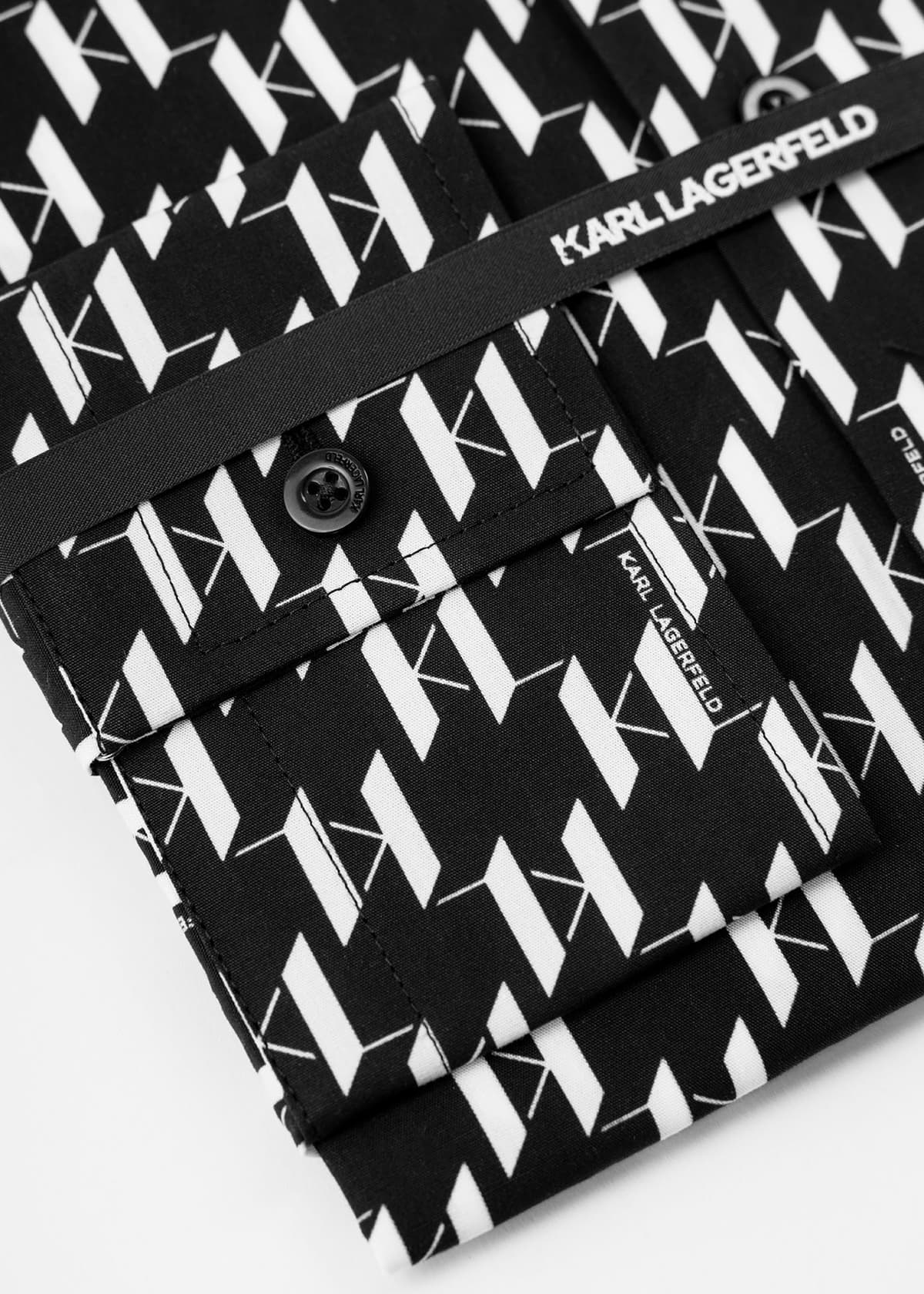 Men's Shirts Karl Lagerfeld Black