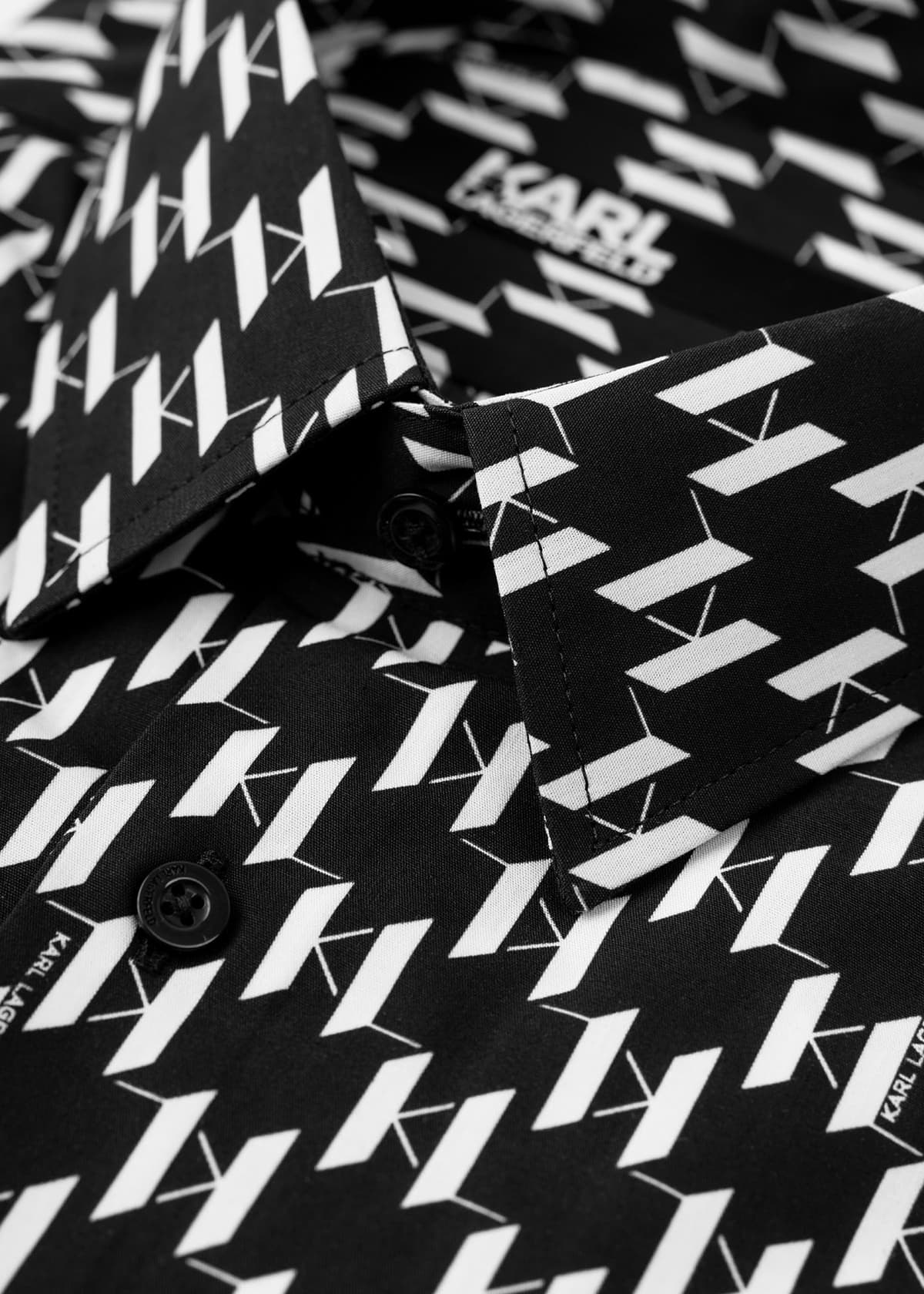 Men's Shirts Karl Lagerfeld Black