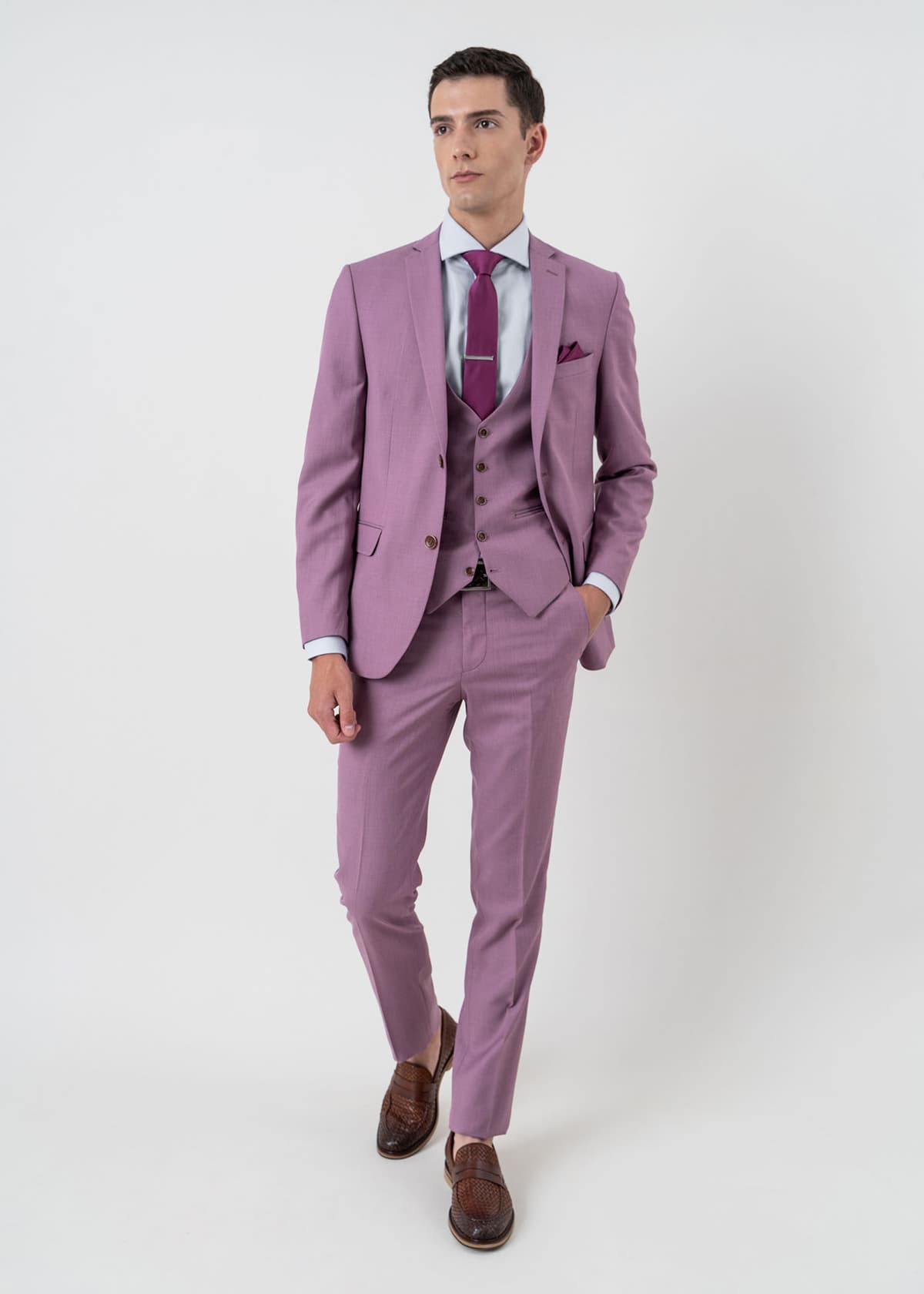 Fragosto 3 Pieces Κοστούμι της σειράς Maine - FRS2323 6010 020 066 Magenta