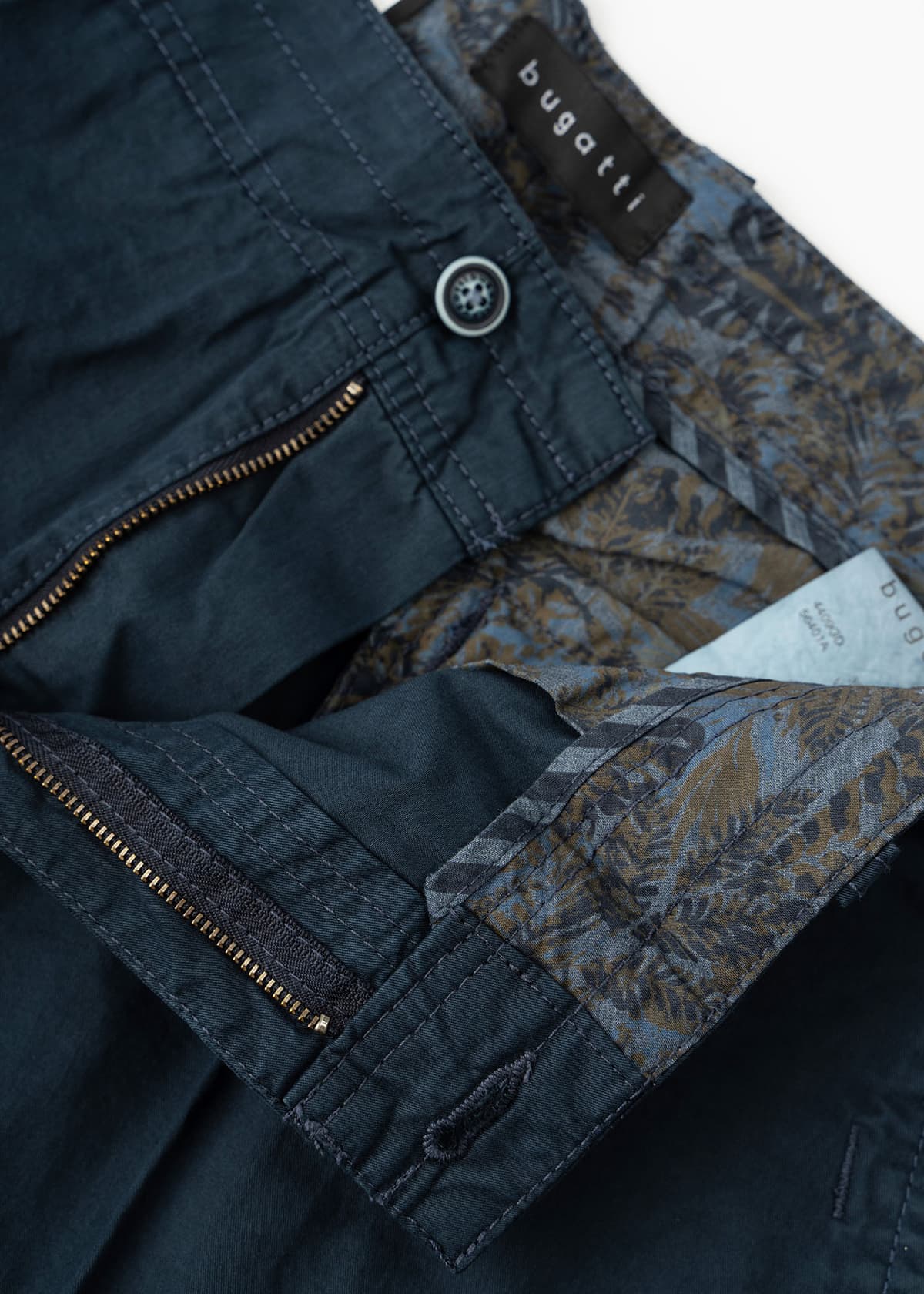 Men's Chino Shorts Bugatti Sportswear Blue