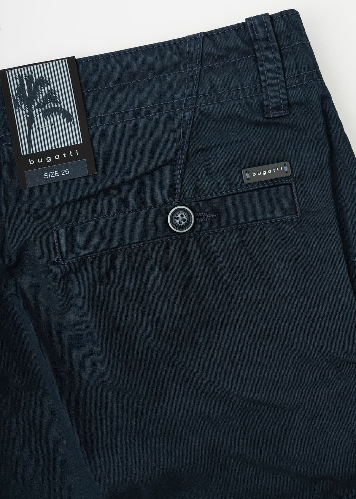 Men's Chino Shorts Bugatti Sportswear Blue